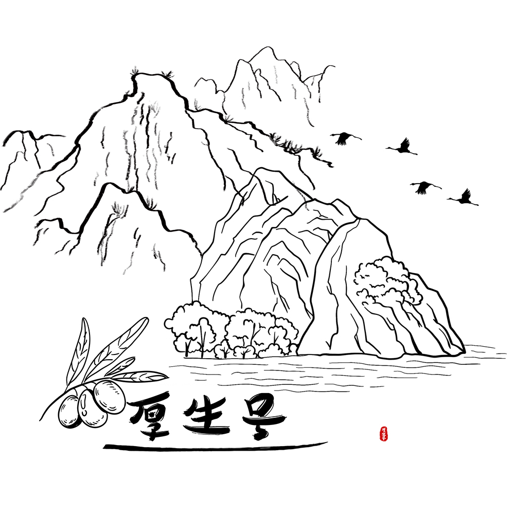 "厚生号"蜜饯礼品包装设计