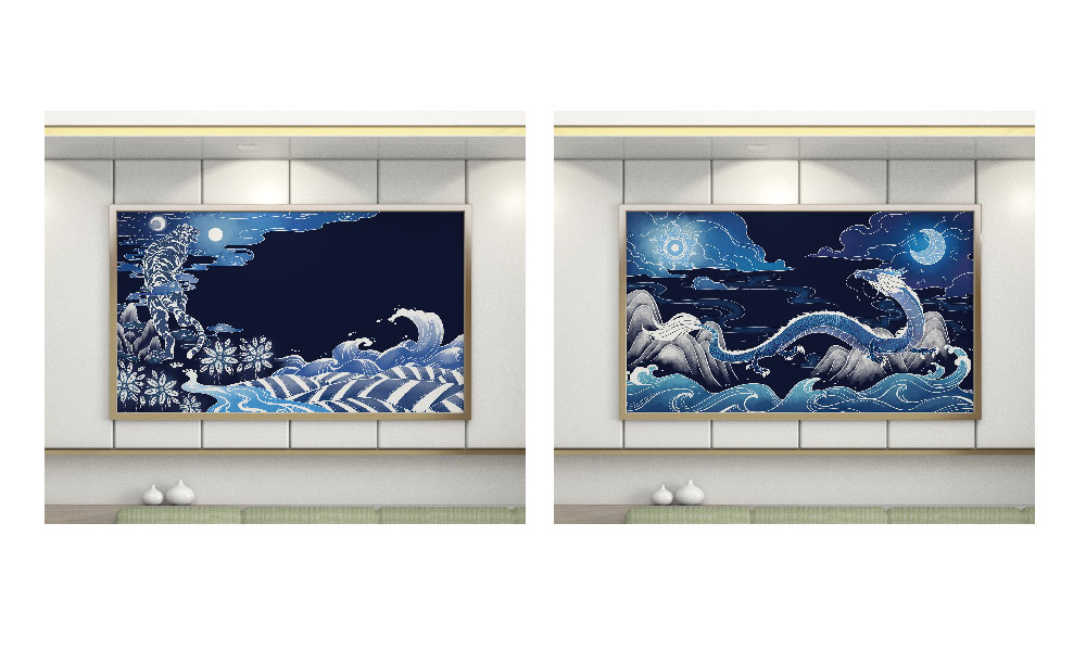 巍山彝族扎染文化绘本设计